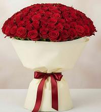 Букет 101 Красная роза Милано в Великом Устюге