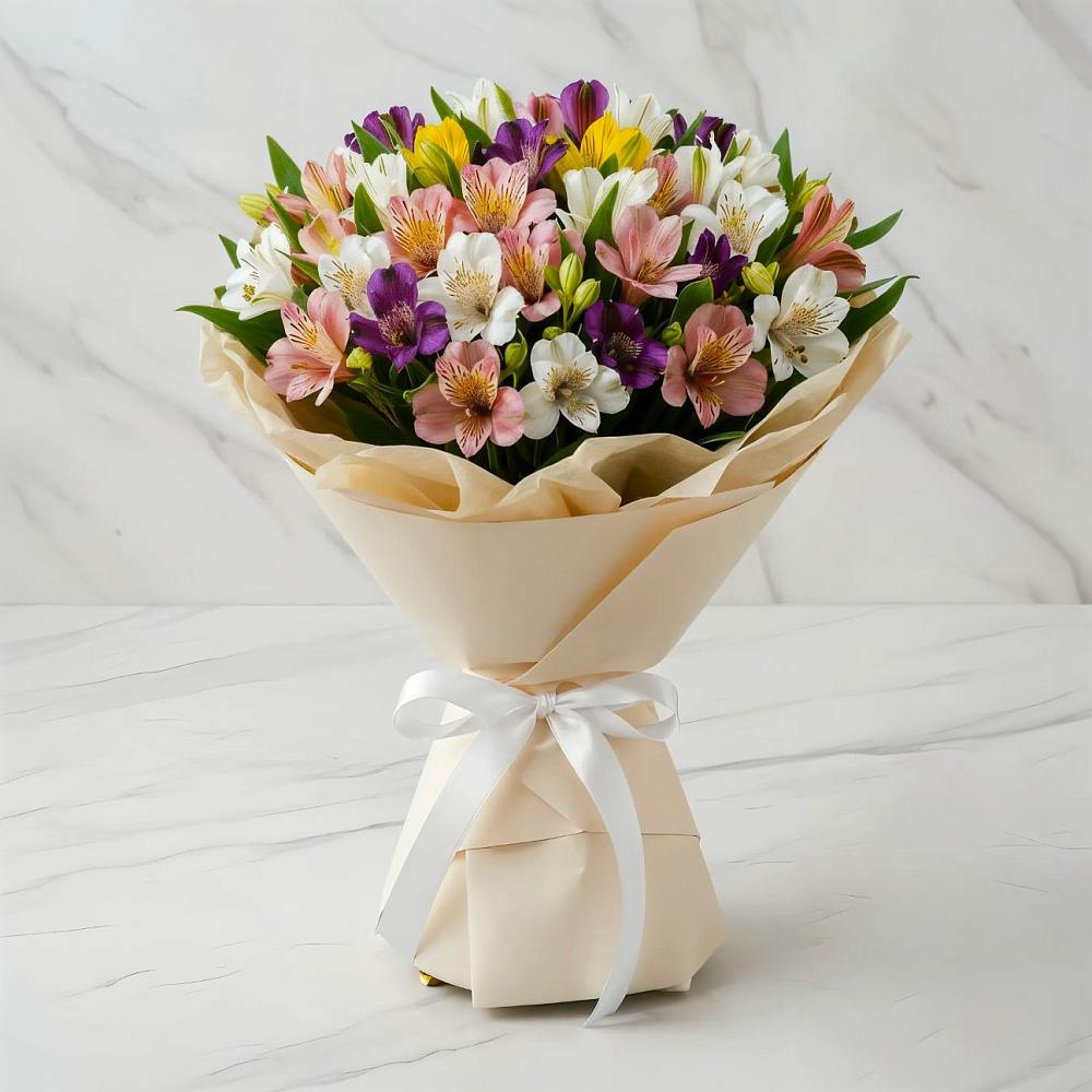 Букет цветов из: Альстромерии в Великом Устюге