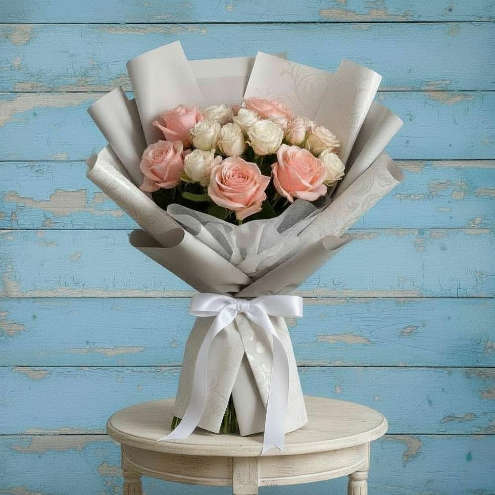 Букет цветов из: Розы в Великом Устюге