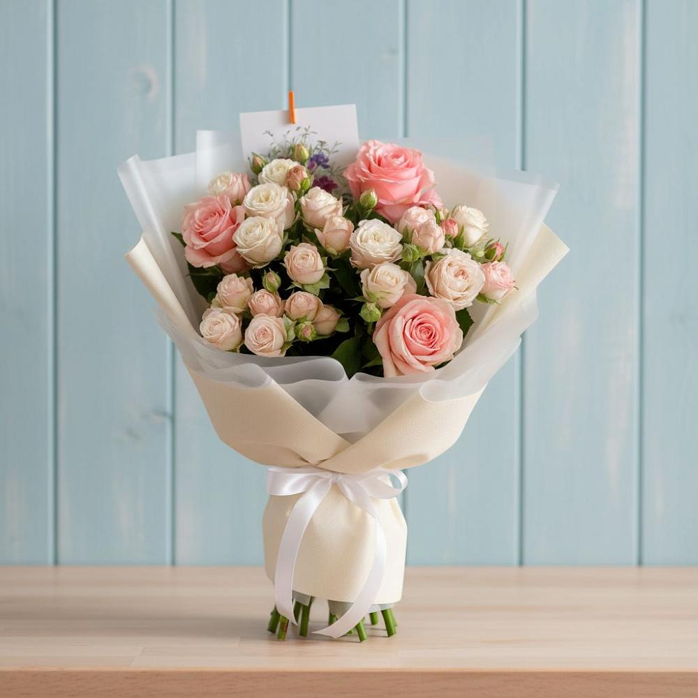 Букет цветов из: Розы в Великом Устюге