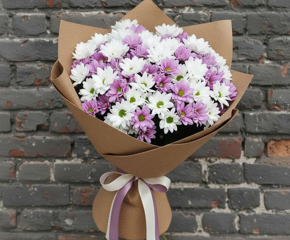 Букет цветов из: Хризантемы в Великом Устюге