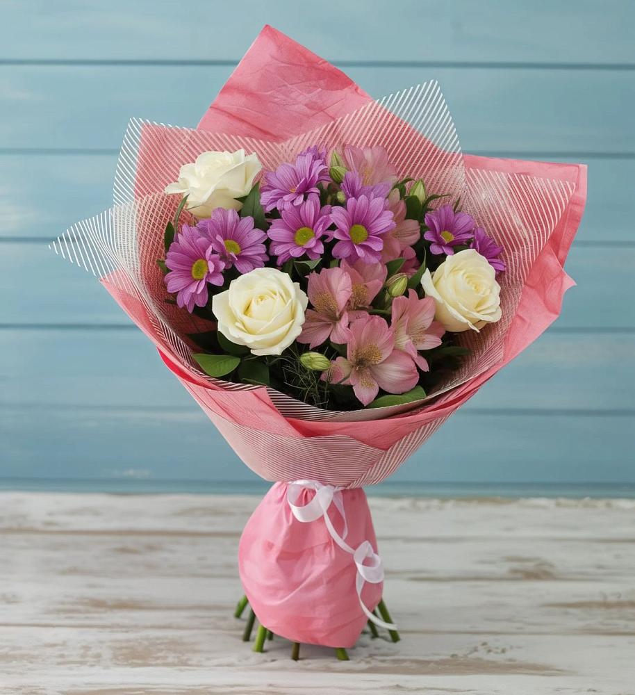 Букет цветов из: Герберы в Великом Устюге