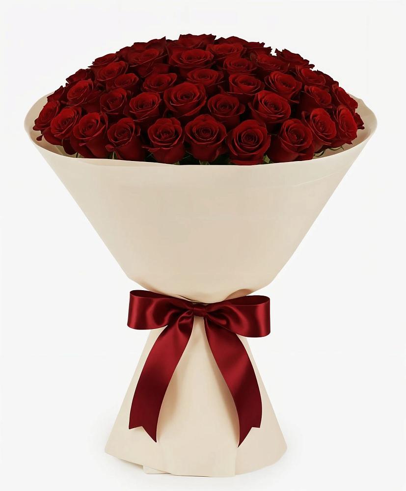 Букет 101 Бордовая роза Блэк Бакарра в Великом Устюге